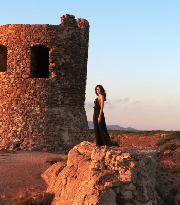 Sonnenuntergang Torre del Porticciolo Drohne